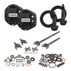 Jeep Rubicon JK Differential Install Kit - Front + Rear - Yukon Gear & Axle - Stage 3 Gear Kit 4.88 Ratio - `07-`18